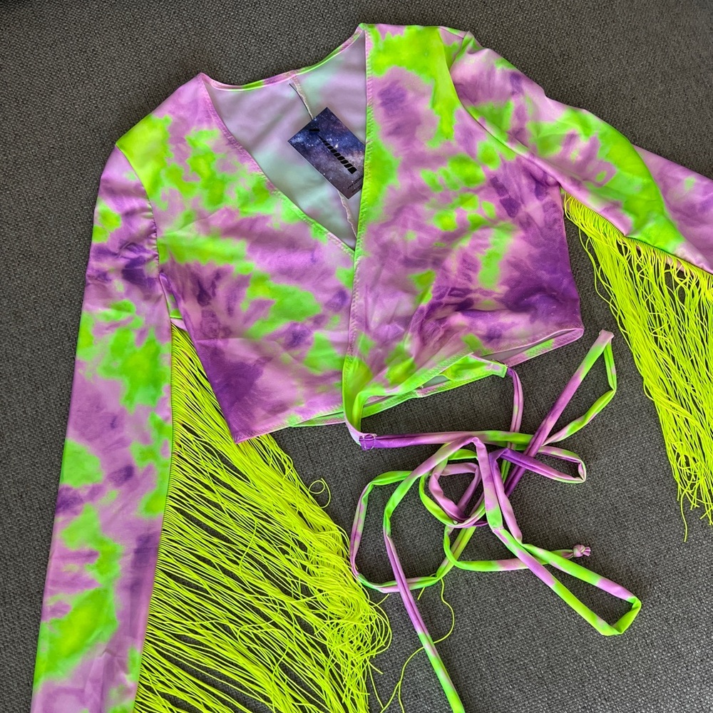 NEW Loonigans fringe top